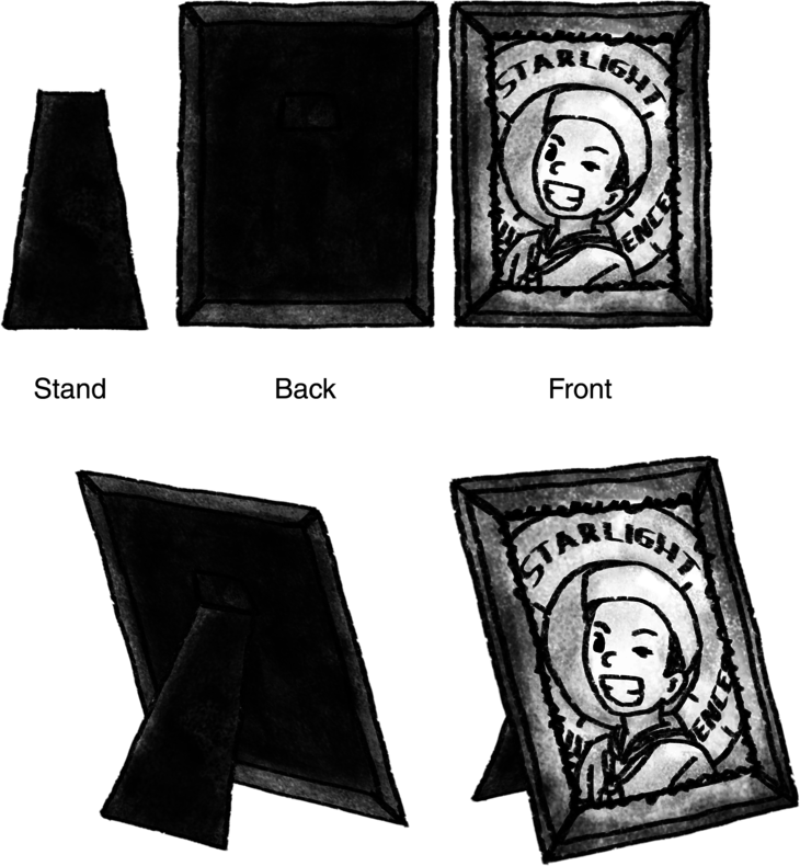 Bedside Picture Frame - Sketch Clipart (730x790), Png Download