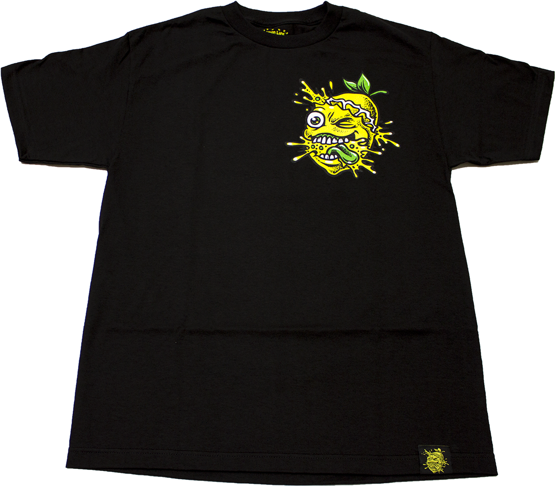 Lemon Tree Color Splat T Shirt - Active Shirt Clipart (1105x967), Png Download