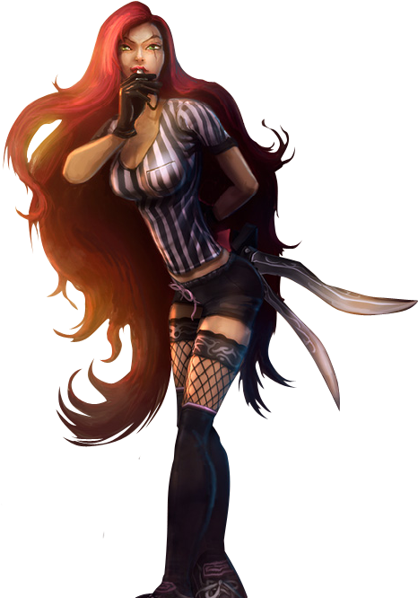 Png Photo, League Of Legends, League Legends - League Of Legends Katarina Computer Clipart (628x738), Png Download