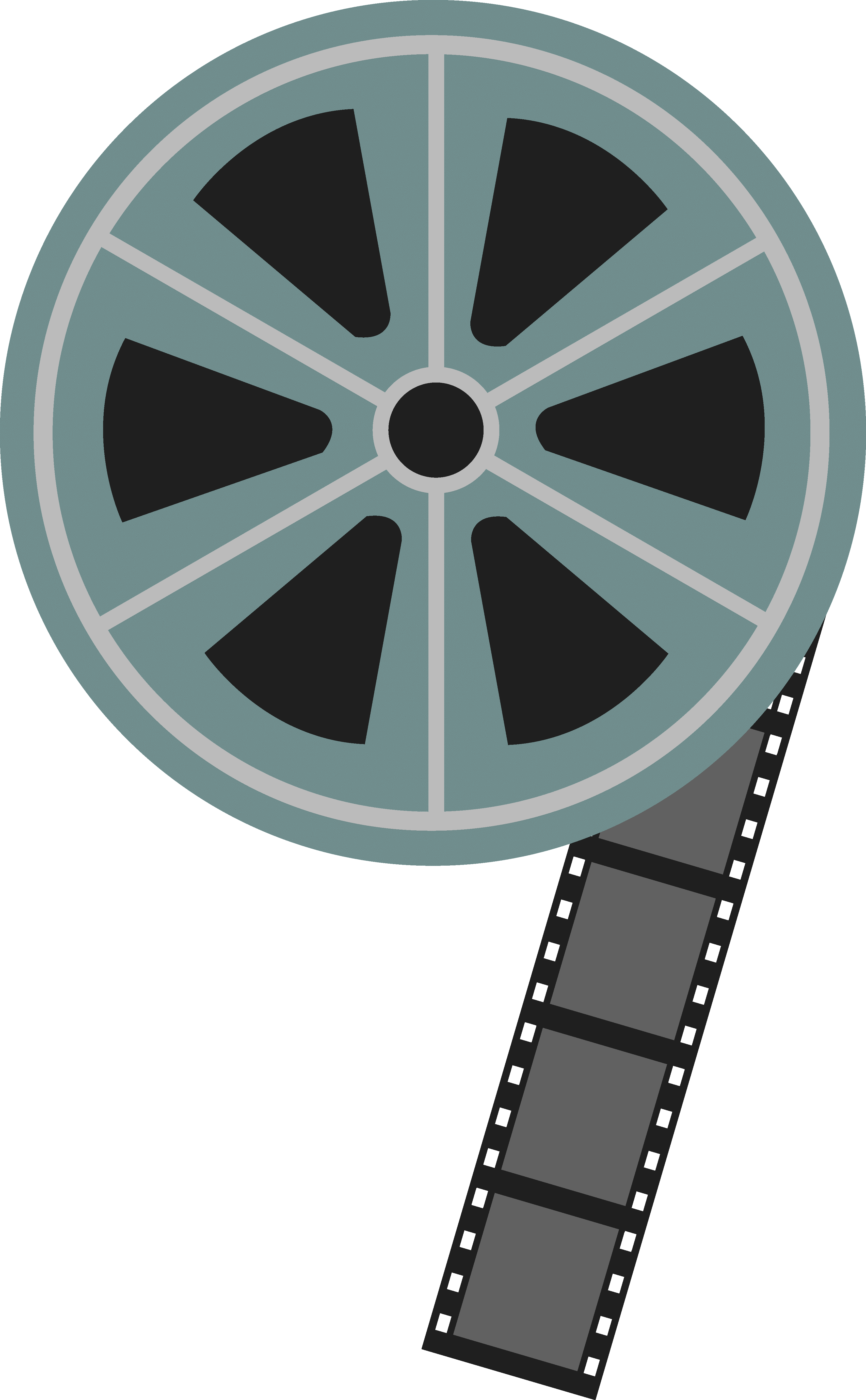 Film Reel Clipart - Movie Theatre Clip Art - Png Download (3410x5515), Png Download