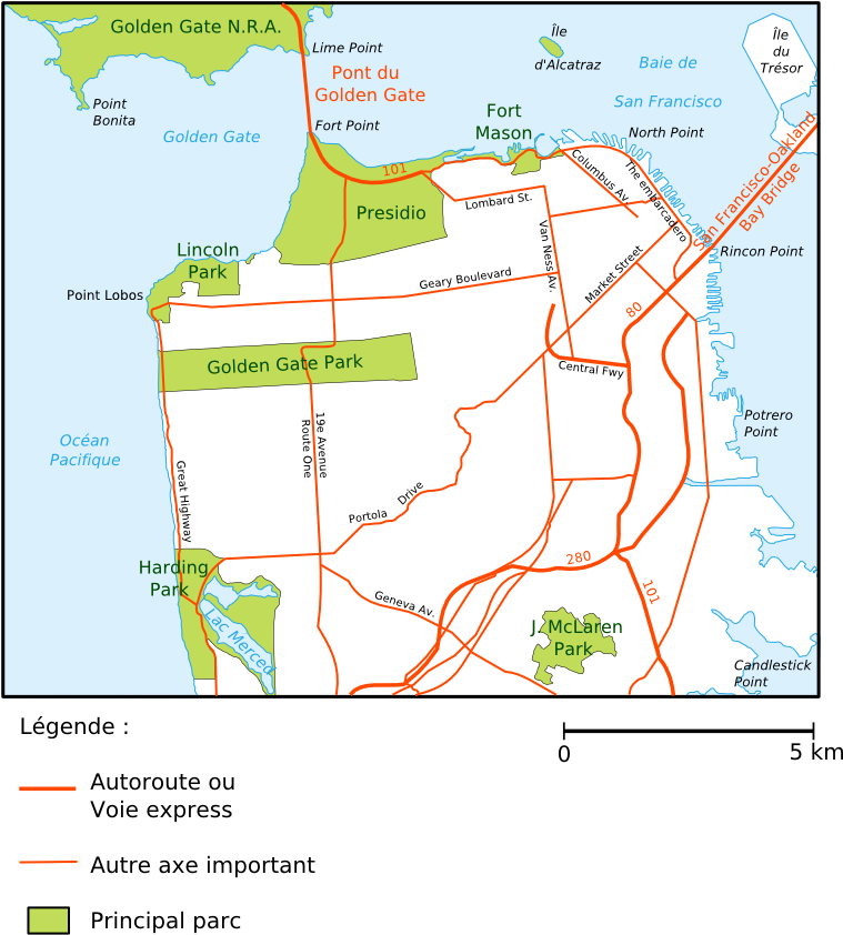 Sf Map Usa - Sf Map Clipart (800x1000), Png Download
