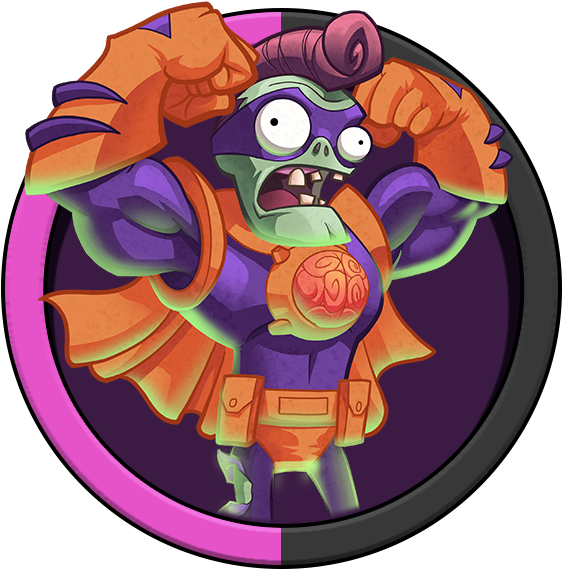 Plants Vs Zombies Heroes Png - Super Brainz Pvz Heroes Clipart (620x620), Png Download