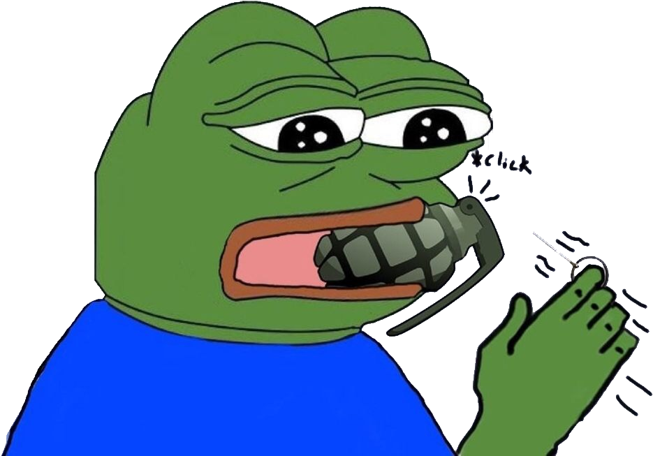 387kib, 960x652, Pepe-grenade Clipart (960x652), Png Download