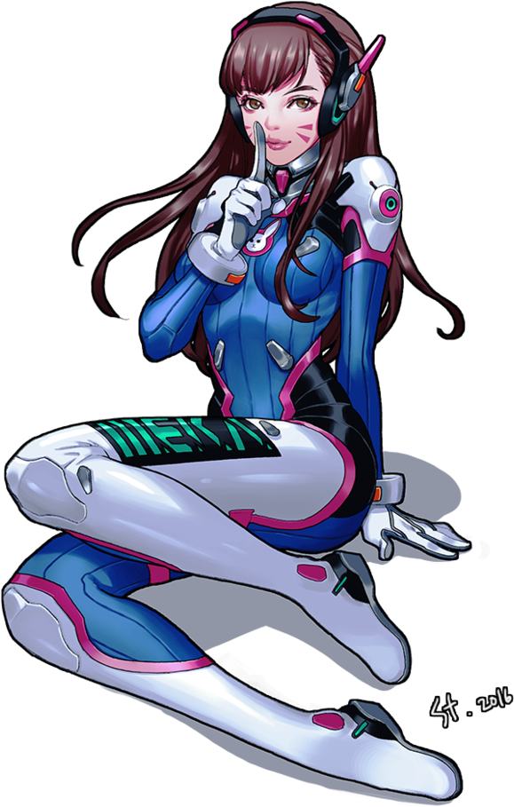 Overwatch D Va - Dva Fanart Png Clipart (774x1033), Png Download