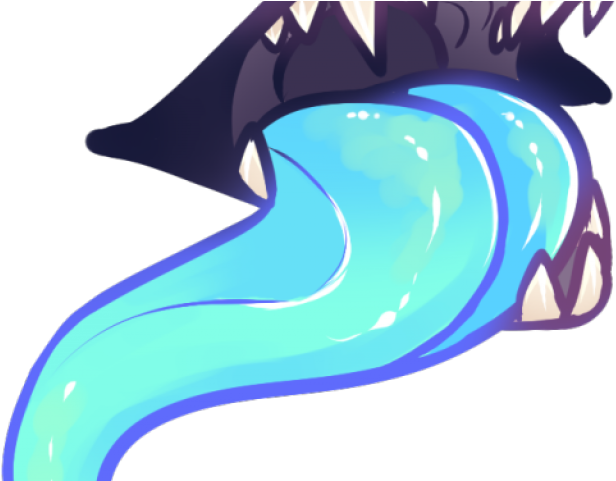 Drawn Tongue Png Transparent - Monster Tongue Drawing Clipart (640x480), Png Download