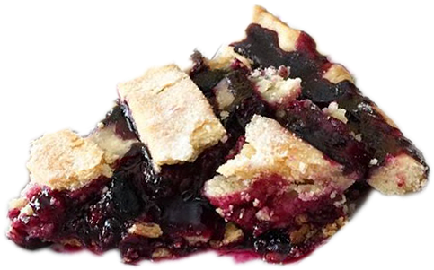 Blueberry Pie Clipart (640x640), Png Download