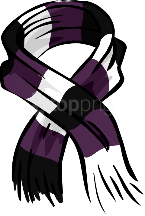 Free Png Download Purple Rugby Scarf Clipart Png Photo - Club Penguin Purple Scarf Transparent Png (480x712), Png Download