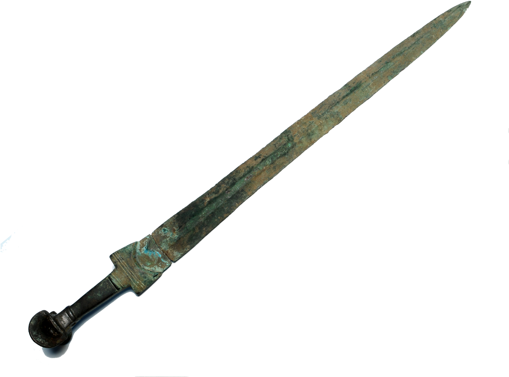 An Iranian Bronze Sword - Wooden Torch Clipart (1000x761), Png Download