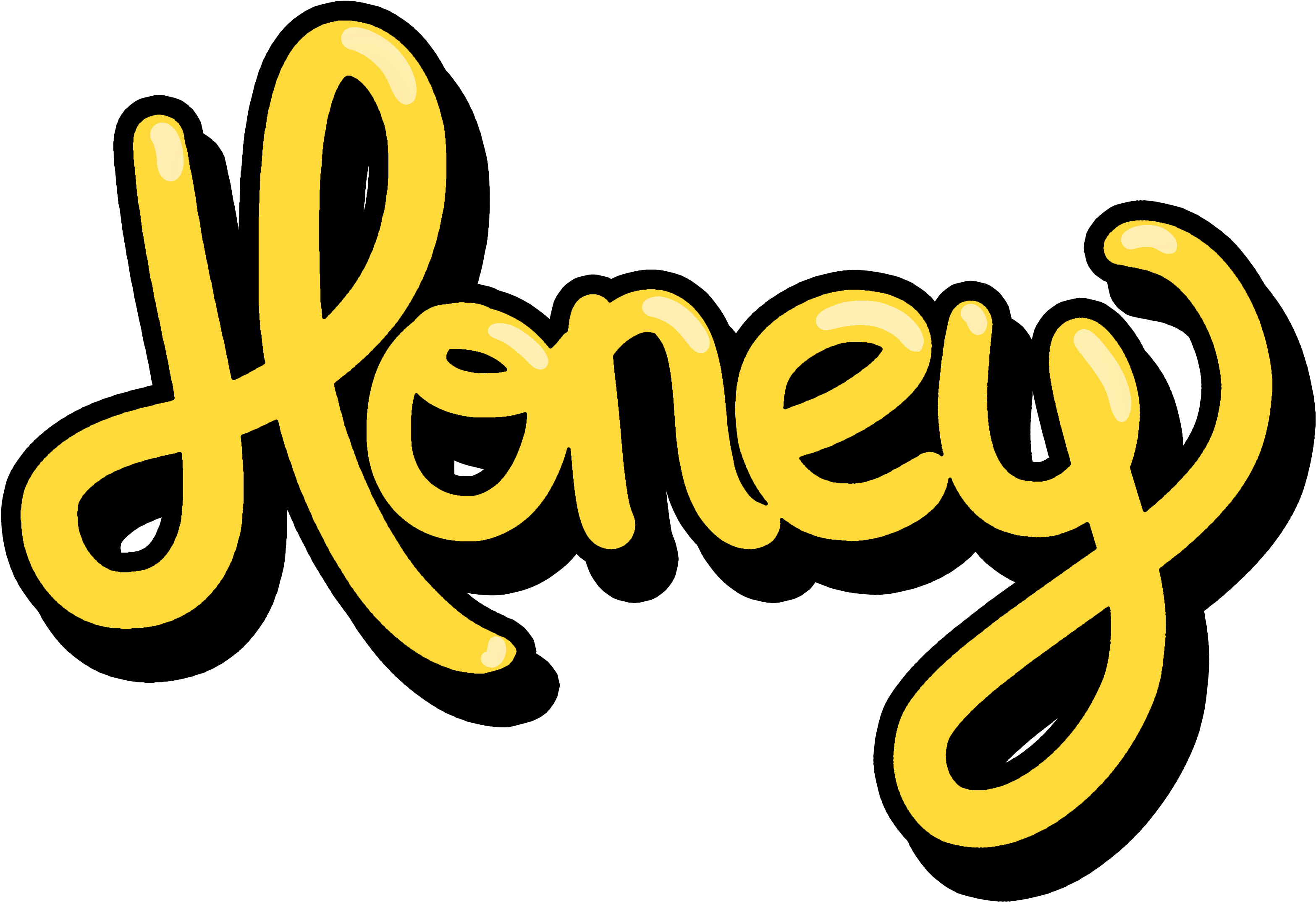 Logo Honey Png Clipart (3385x2273), Png Download