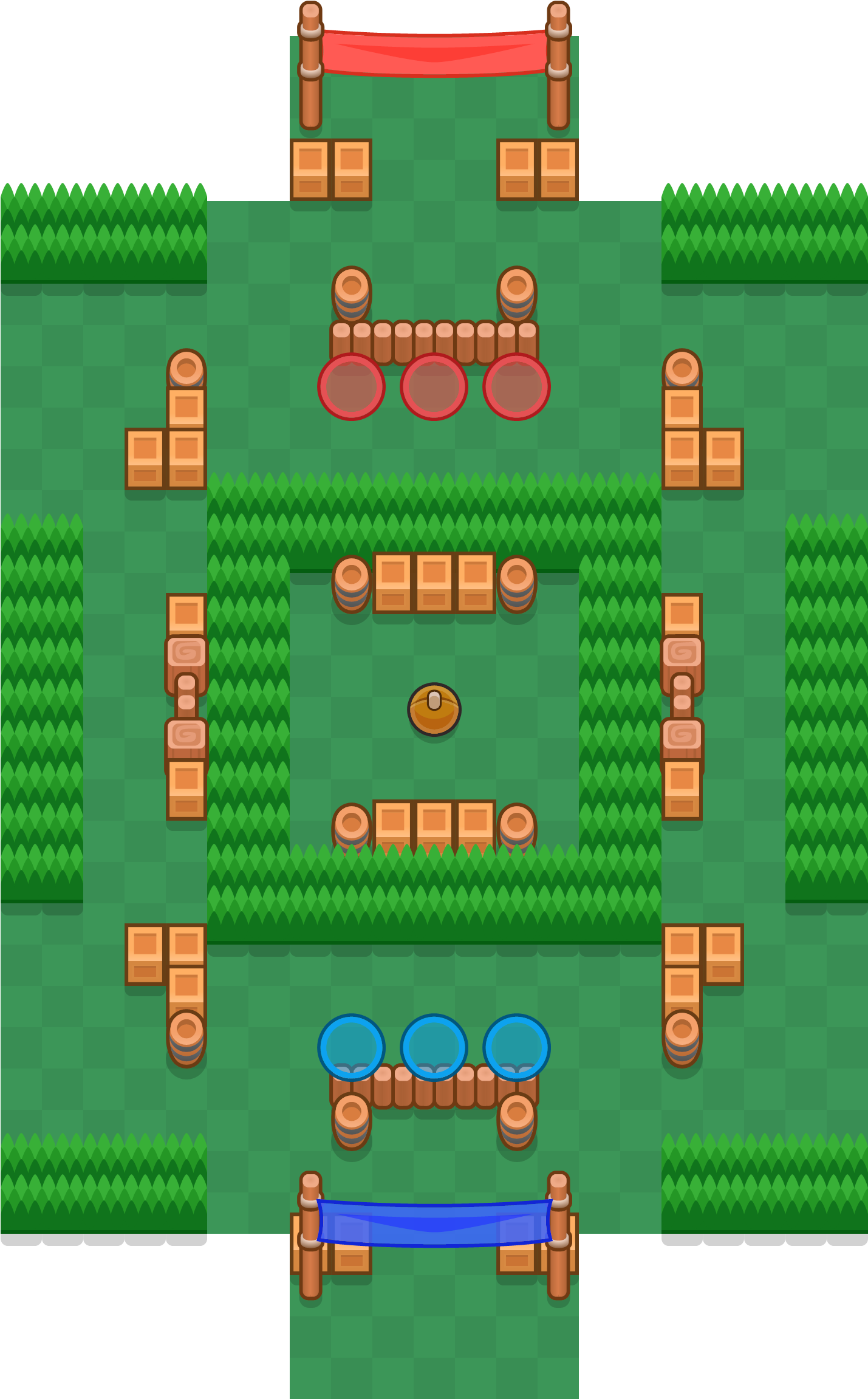 Center Stage Is A Brawl Ball Map In Brawl Stars - Brawl Stars Backyard Bowl Clipart (1564x2380), Png Download