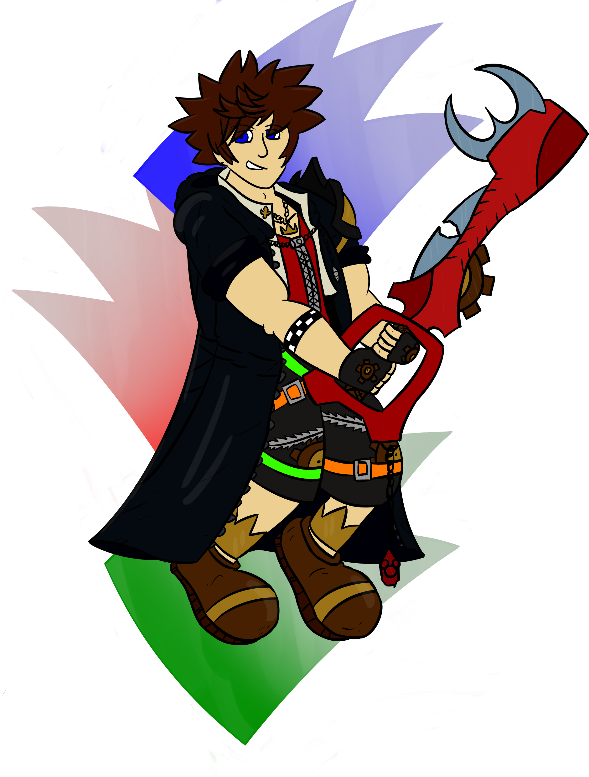 Kingdom Hearts D Clipart (1939x2550), Png Download