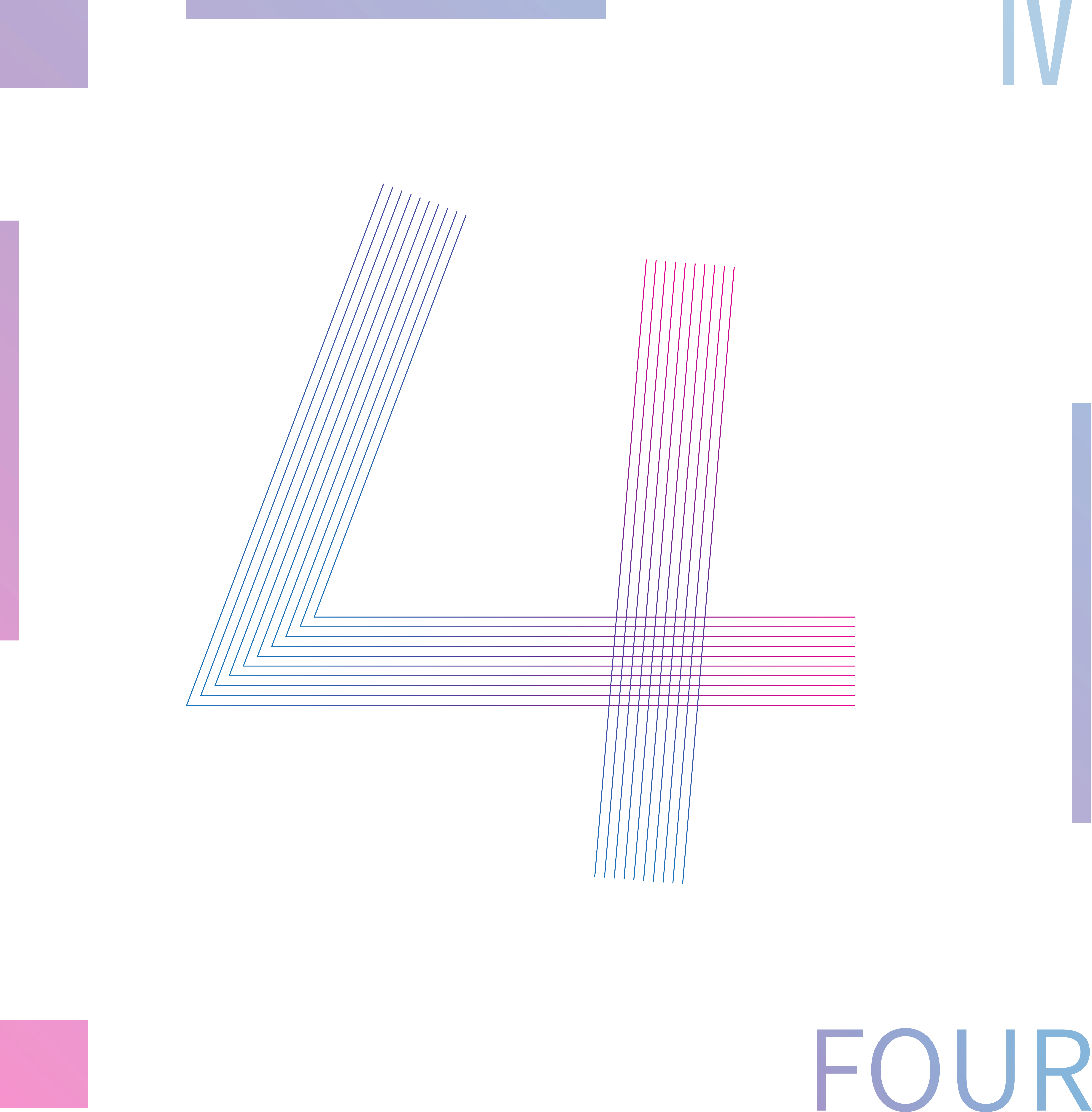 Arabic Numerals Beautiful Fonts Gradient Numbers Png Clipart (8334x8334), Png Download