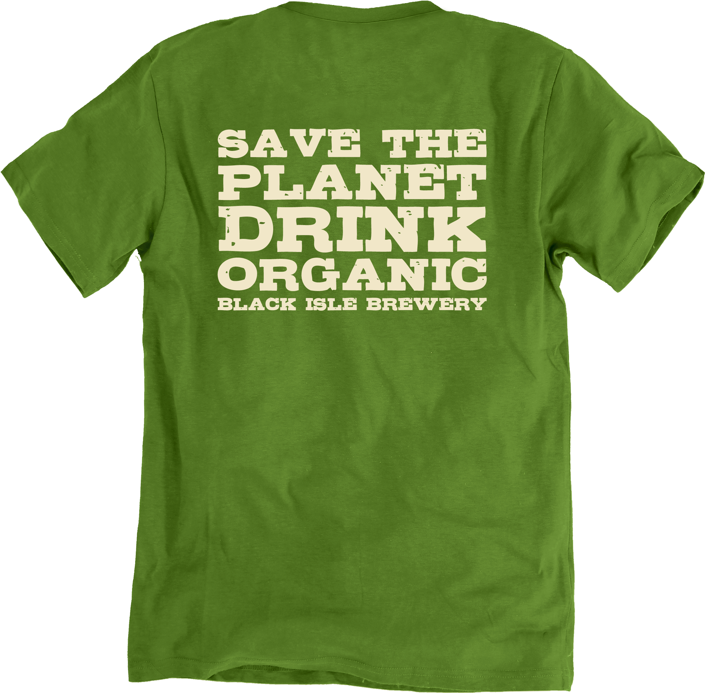 Black Isle Brewery T Shirt Rapanui Green Back - Edgy T Shirt Clipart (2558x2692), Png Download
