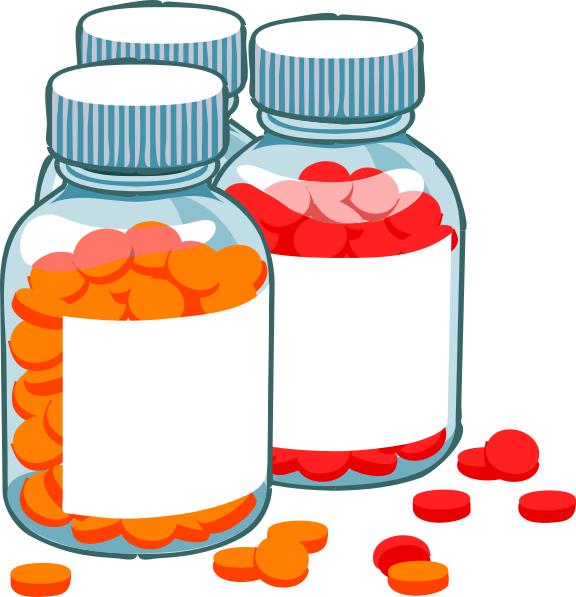 Small - Vitamins And Supplements Clipart (576x597), Png Download