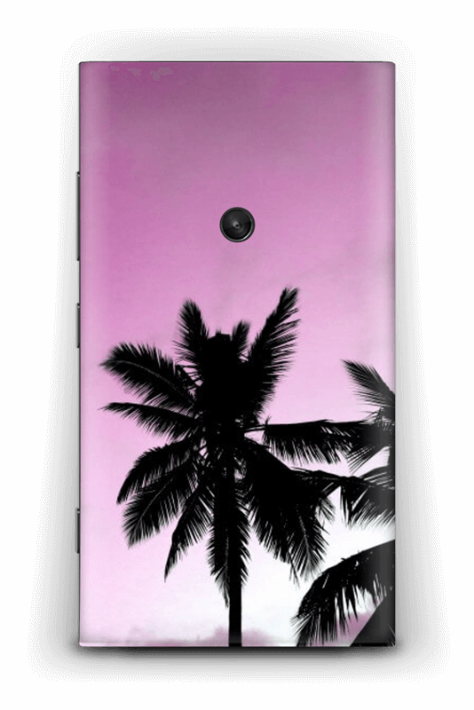 Pink Palm Tree Skin Nokia Lumia - Palm Trees Clipart (534x800), Png Download