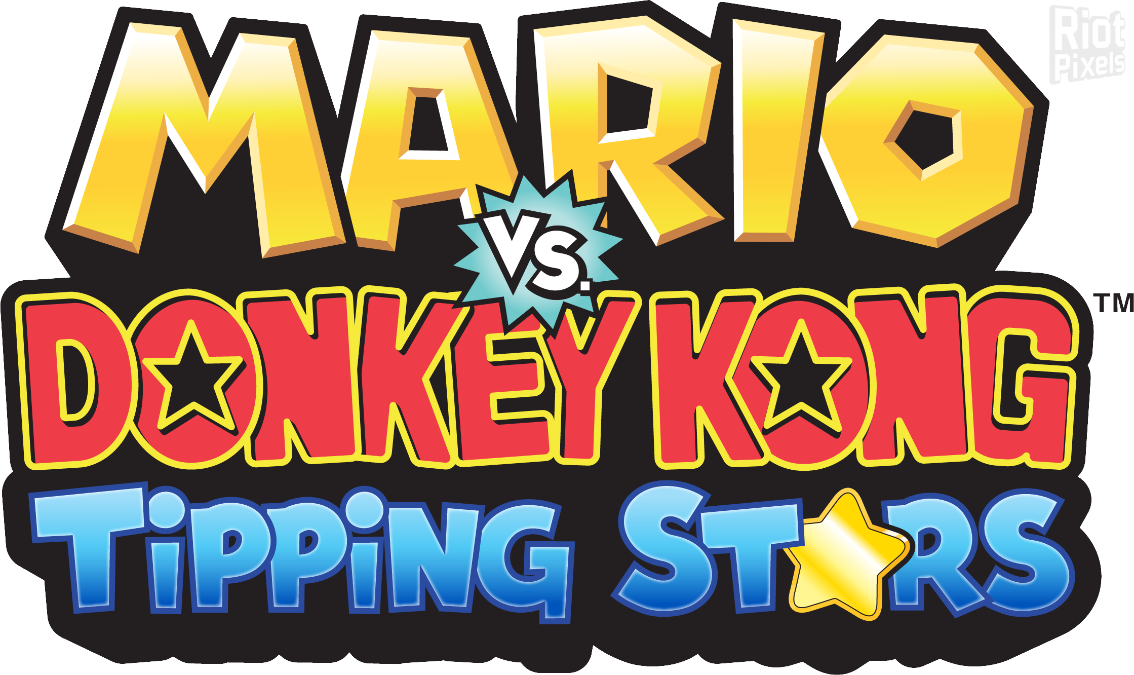 Tipping Stars - Mario Vs. Donkey Kong Clipart (2239x1332), Png Download