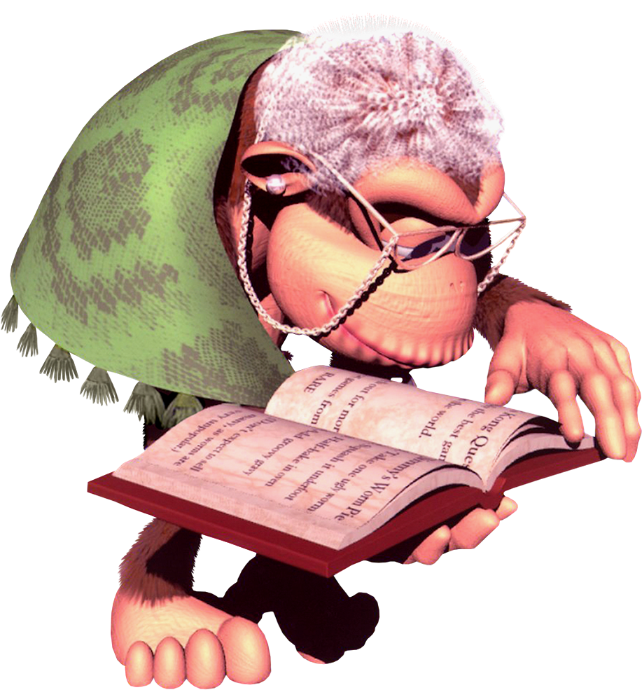 Donkey Kong Country 2 Wrinkly Kong Clipart (1051x1051), Png Download