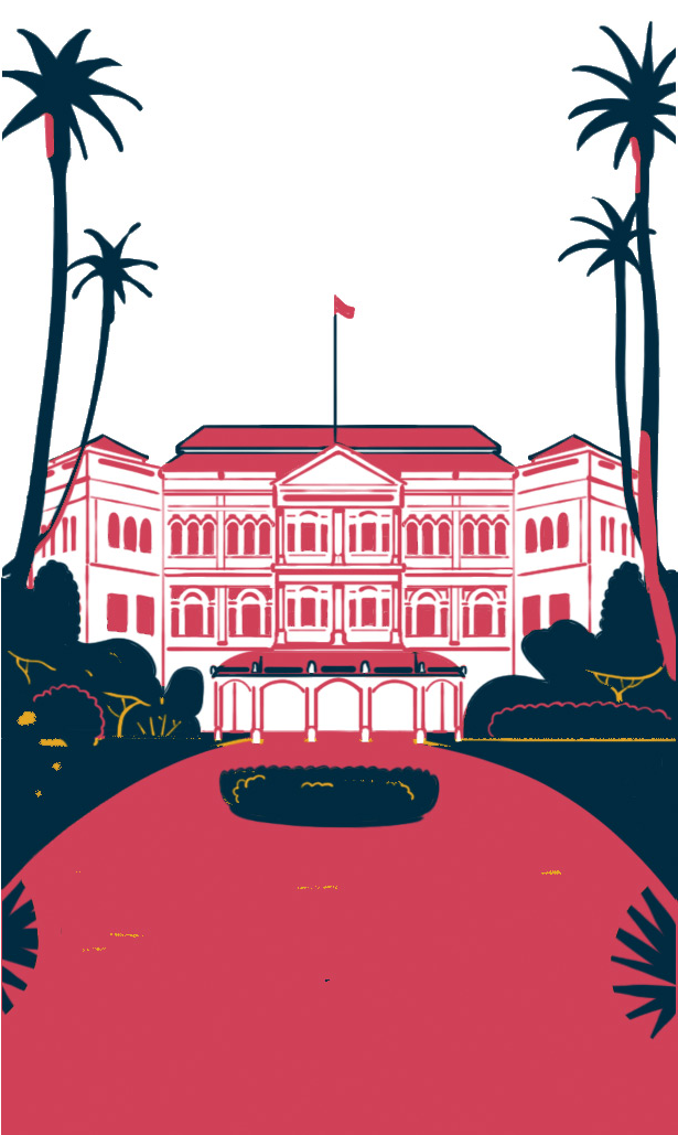 Raffles Singapore - Illustration Clipart (1000x1028), Png Download