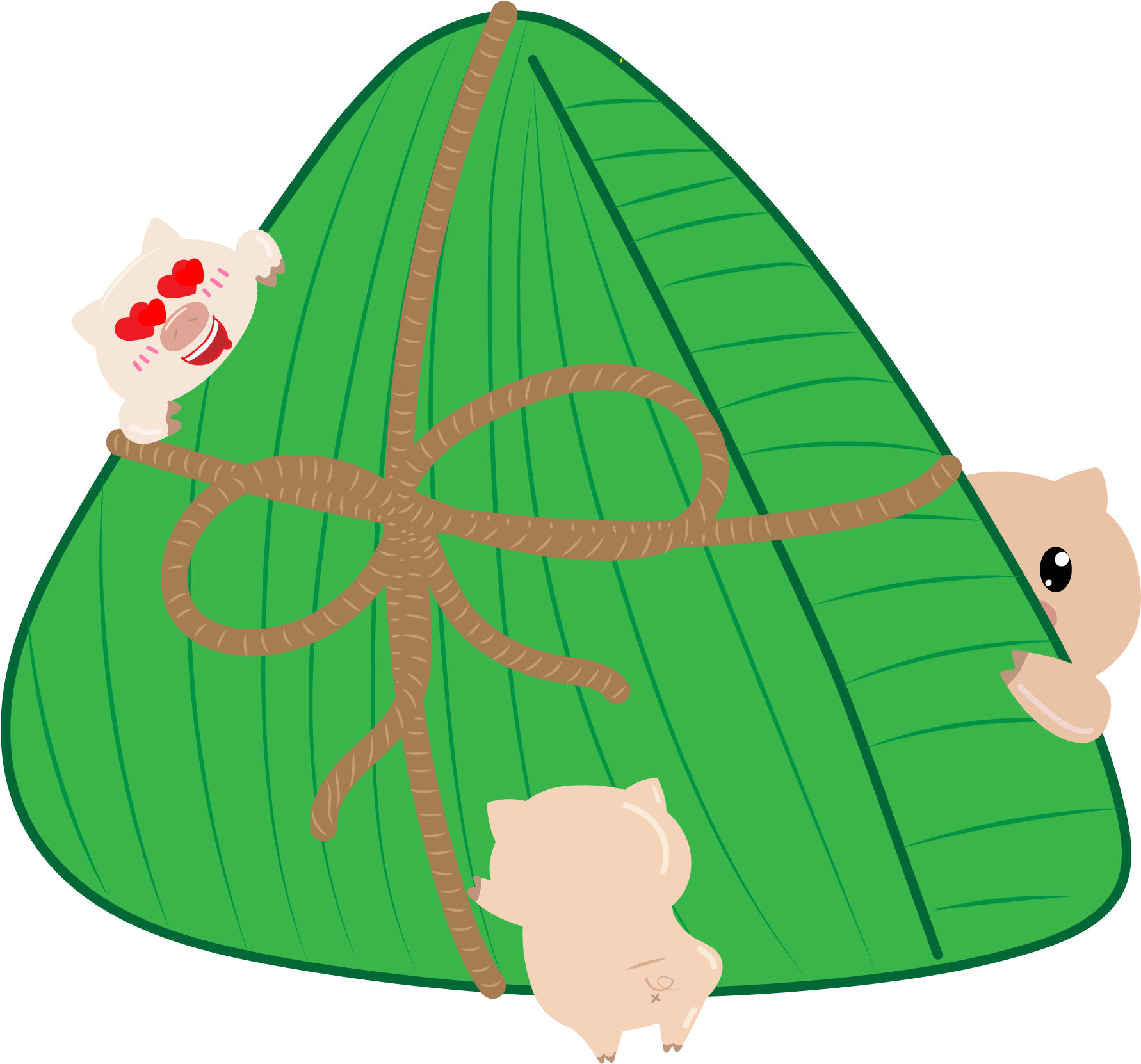 Dragon Boat Festival Cute Hand Drawn Illustration Png - Illustration Clipart (2000x2000), Png Download