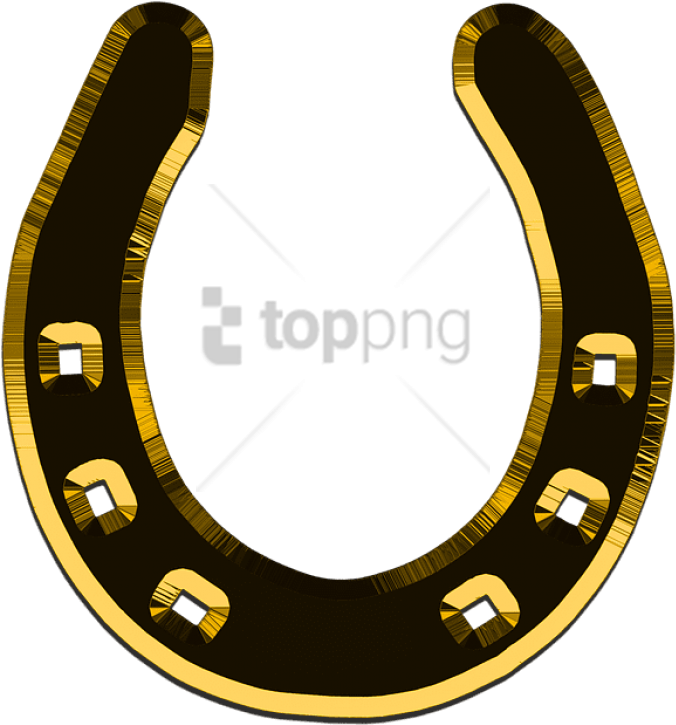 Free Png Download Horseshoe Png Png Images Background - Lucky Horseshoe Png Clipart (850x843), Png Download