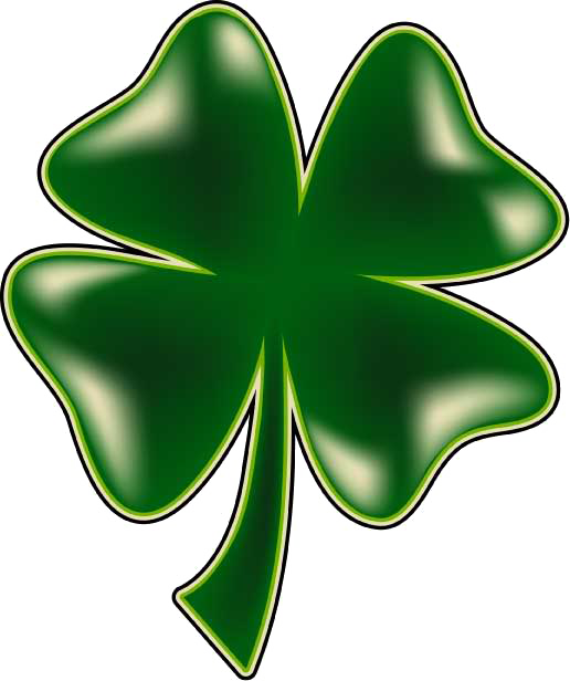 4 Leaf Clover Png Image Download - Four Leaf Clover Clipart (516x616), Png Download