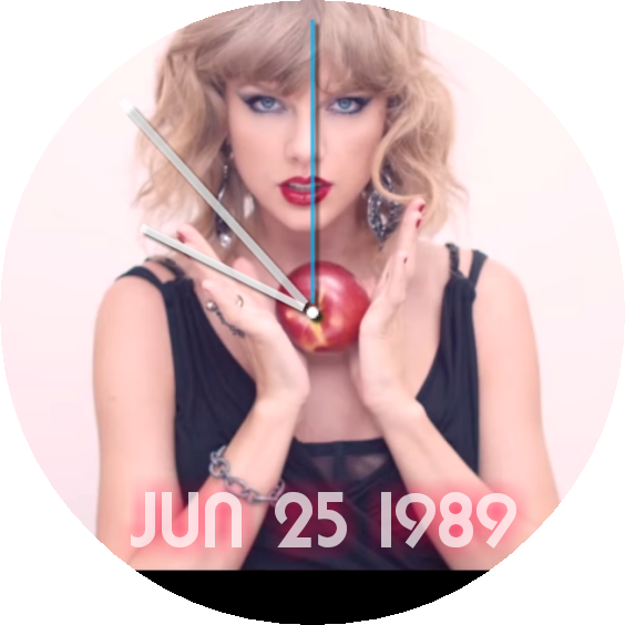 Taylor Swift 1989 Preview Clipart (564x564), Png Download