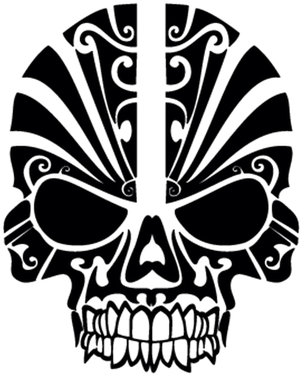 Tribal Png , Png Download - Tribal Skull Art Clipart (619x771), Png Download