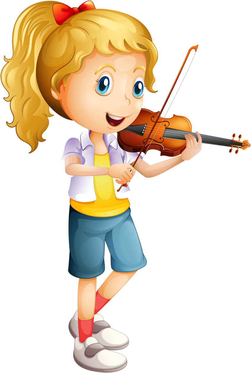 Фото, Автор Soloveika На Яндекс - Clipart Play The Violin - Png Download (848x1261), Png Download