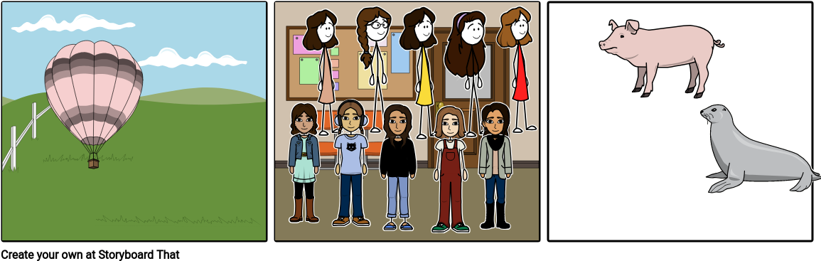 Hot Air Balloon - Cartoon Clipart (1165x386), Png Download