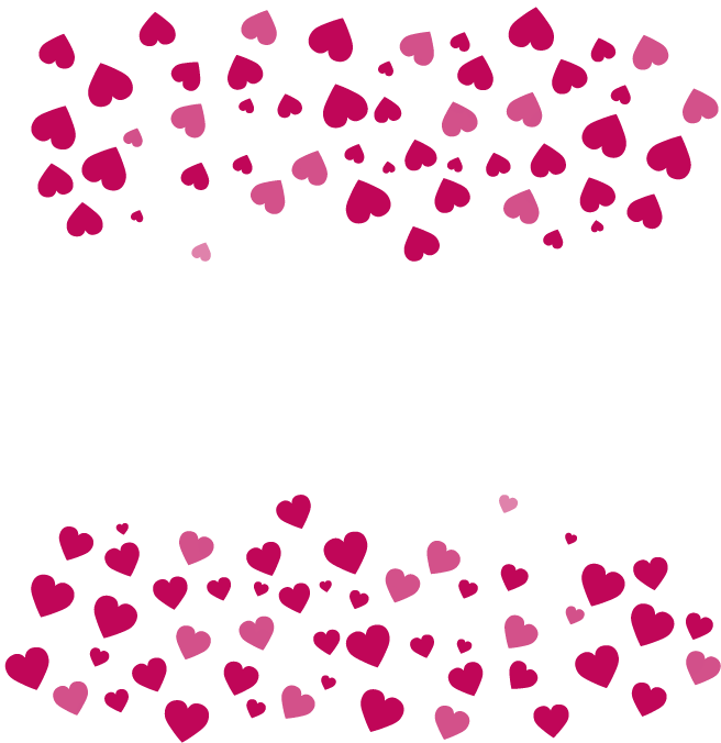 Valentines Day Border Png - Heart Border Clip Art Free Clipart Transparent Png (656x676), Png Download