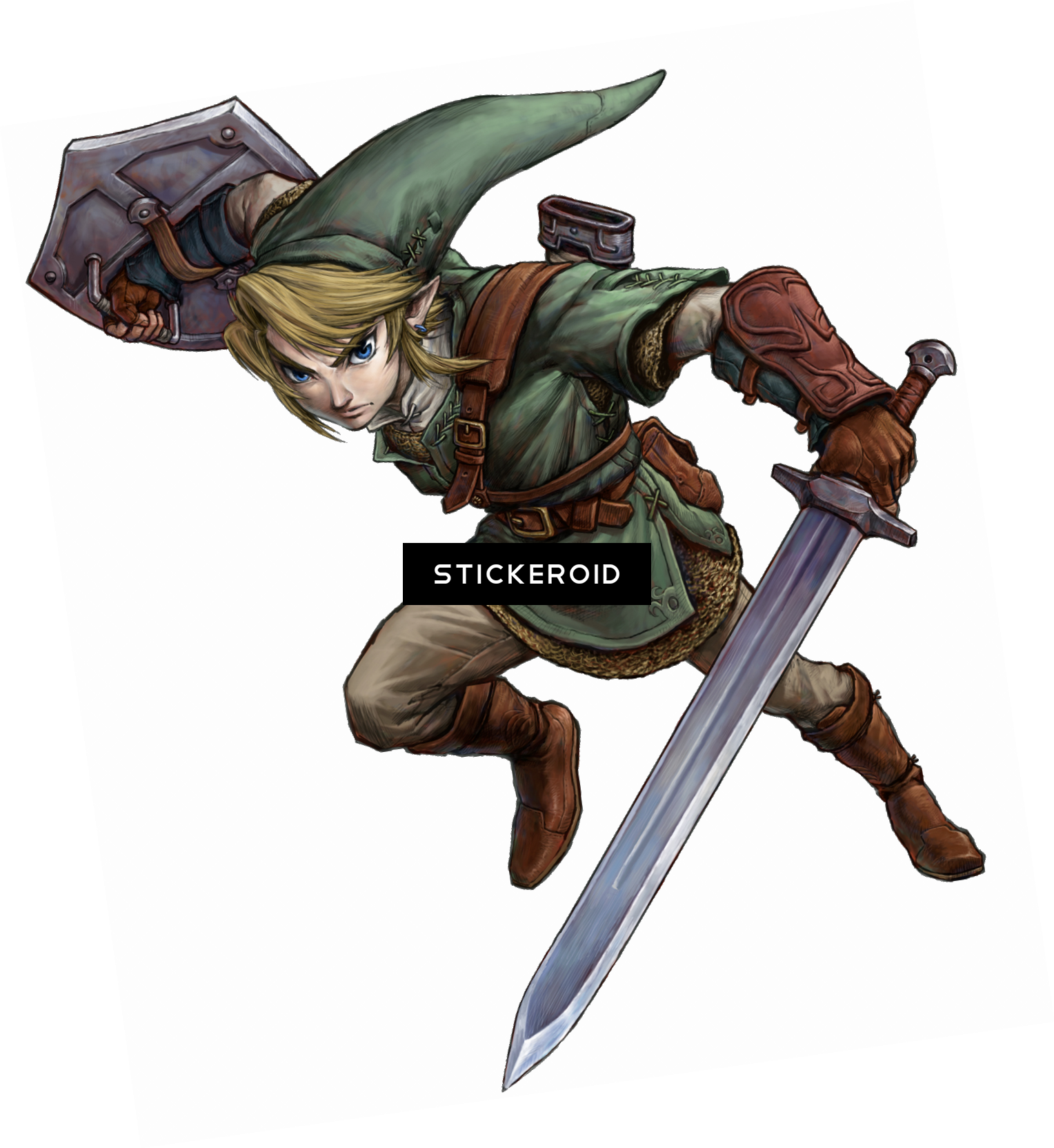 Zelda Link Legend Of The - Legends Of Zelda Twilight Princess Link Clipart (1528x1664), Png Download