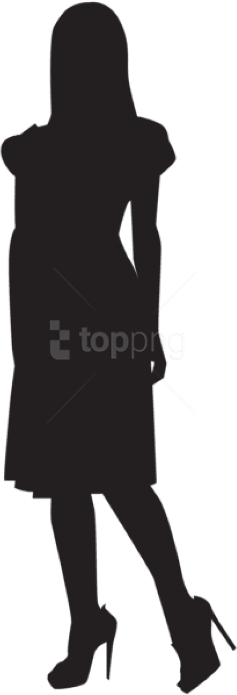 Free Png Woman Silhouette Png Png - Silhouette Of A Woman Png Clipart (480x1372), Png Download