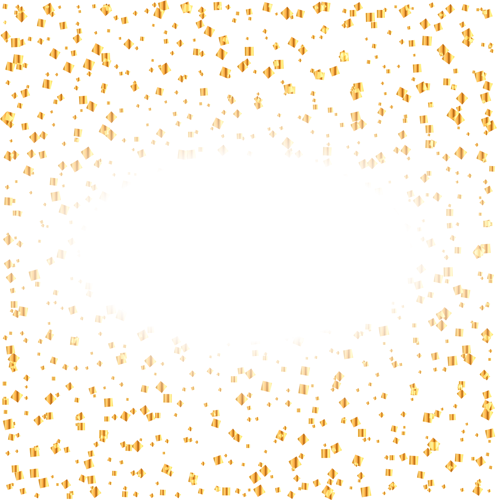 Gold And White Background - Gold Glitters Png Clipart (1599x1608), Png Download