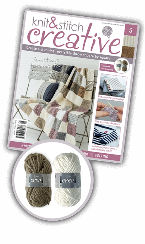 Issue - Knit And Stitch Magazine Clipart (496x834), Png Download