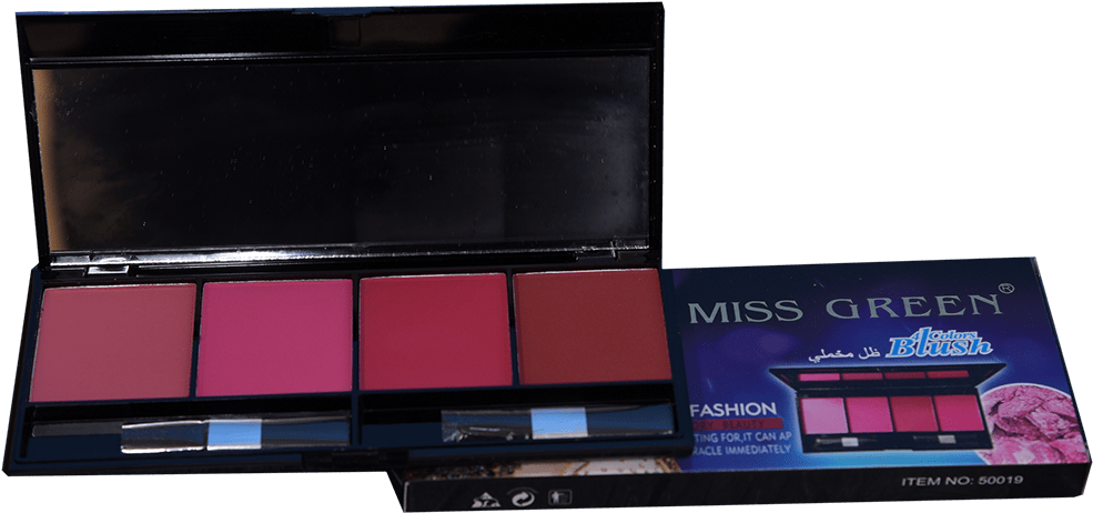 Miss Green 4 Color Blush - Eye Shadow Clipart (1000x1000), Png Download