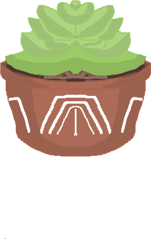 Succulent - Cupcake Clipart (1400x1400), Png Download