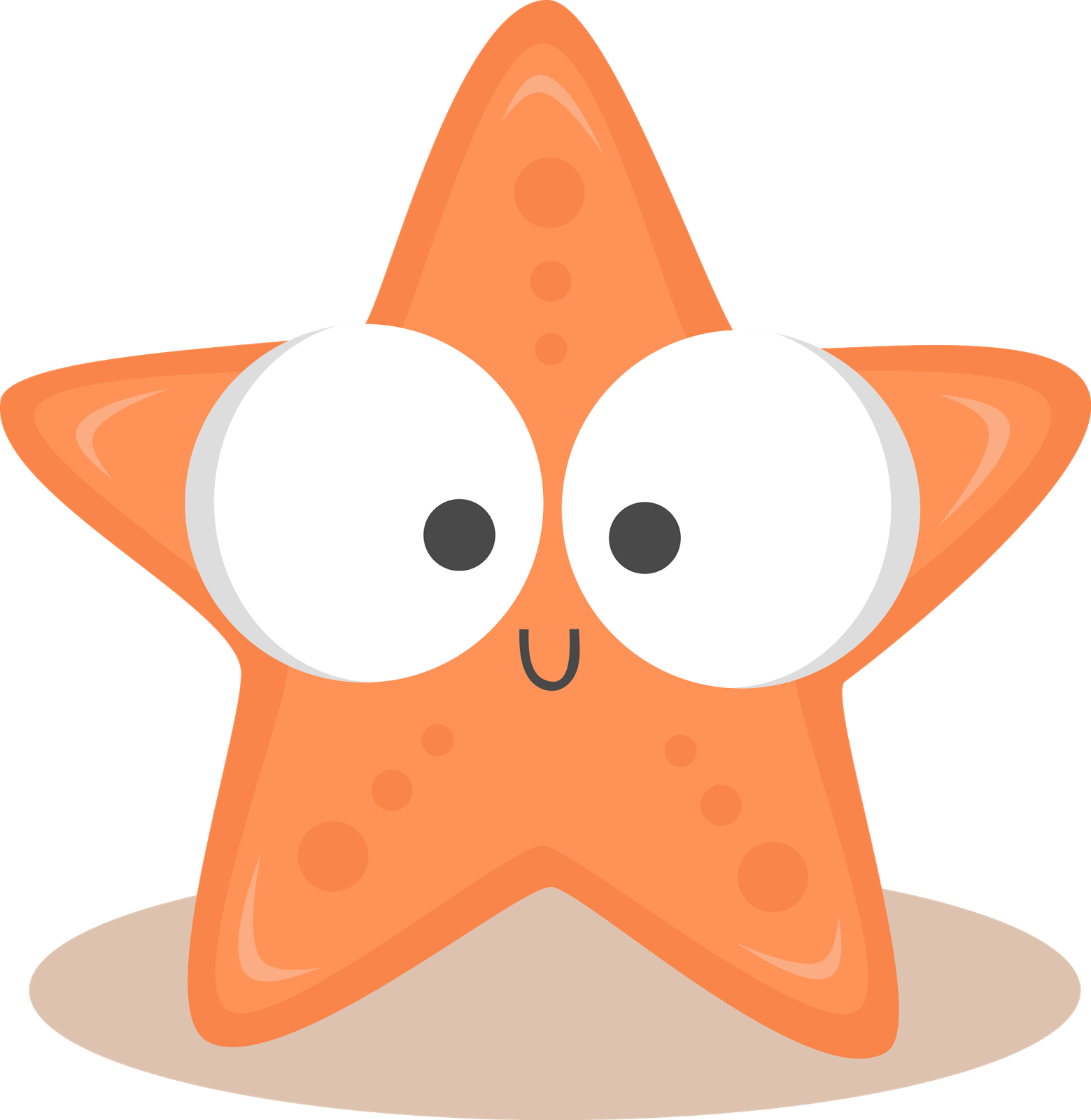 Good Free Starfish Clipart 22 1559 X 1600 - Cute Starfish Clipart - Png Download (1559x1600), Png Download