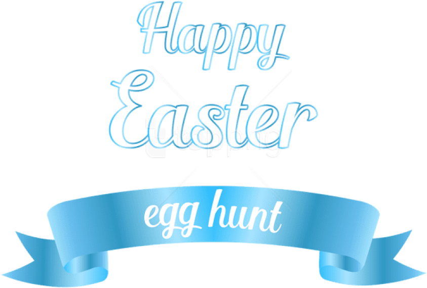 Free Png Happy Easter Egg Hunt Png Images Transparent - Calligraphy Clipart (850x571), Png Download