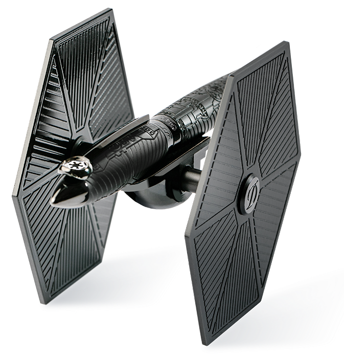 Dupont Star Wars Rollerball Pen Tie Fighter - Mont Blanc Star Wars Pen Clipart (735x707), Png Download