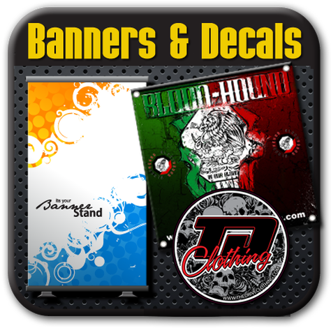 Banners, Decals, Vehicle Magnets And Banner Stands - Graphic Design Clipart (479x716), Png Download
