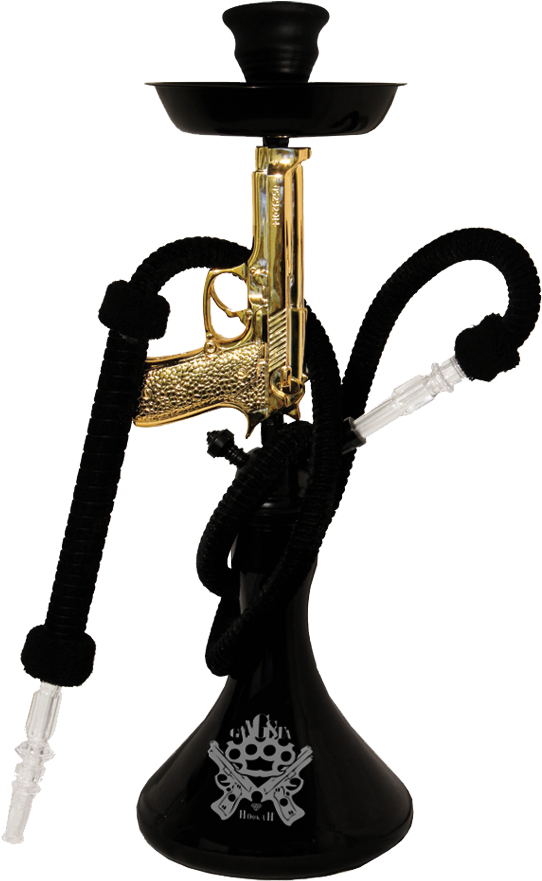 “iced” By Gangsta Hookah H - Hookah Gun Clipart (542x881), Png Download