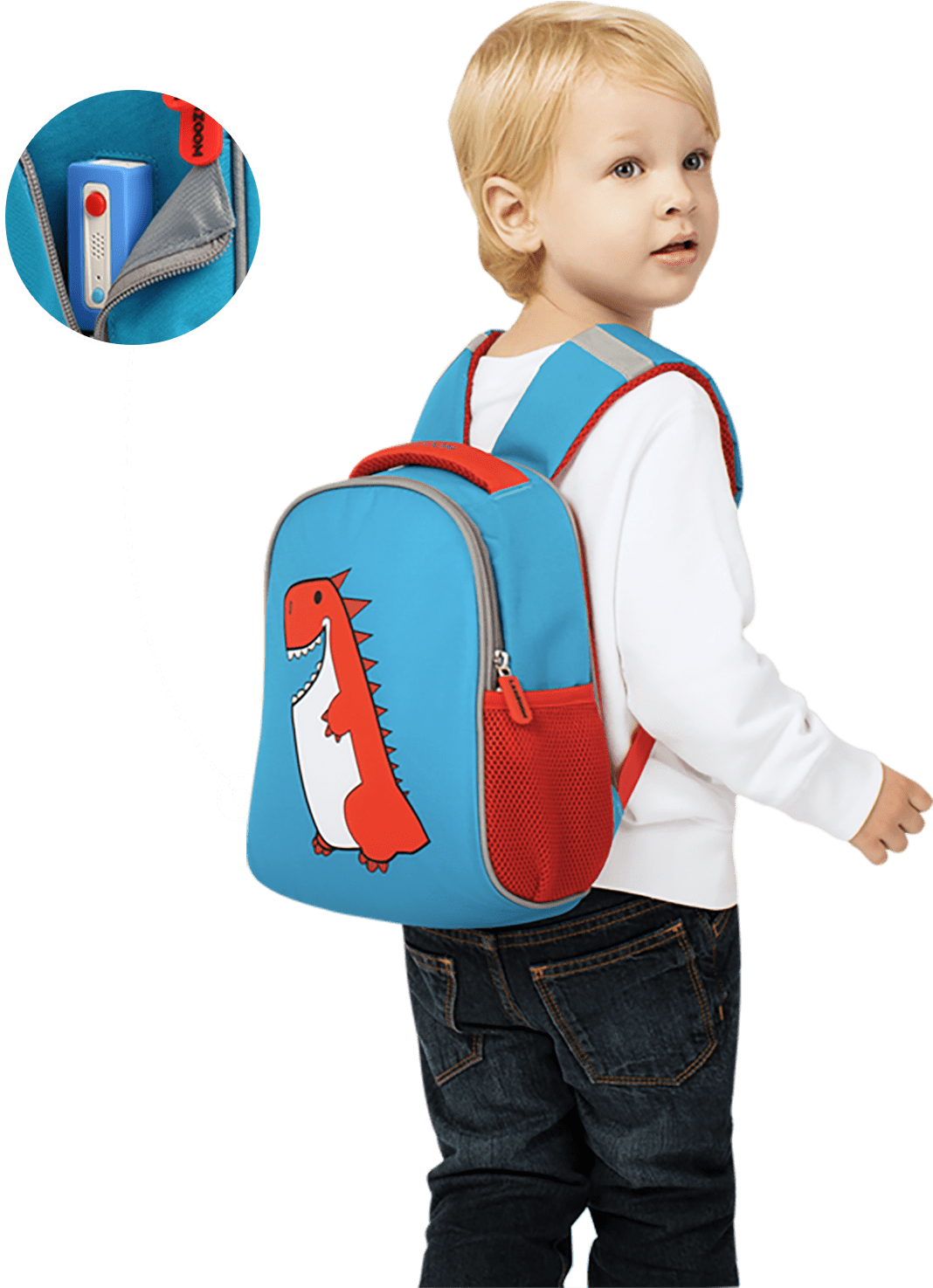 Kid With Backpack- Fenix Toulouse Handball - Child With Backpack Clipart (1084x1474), Png Download
