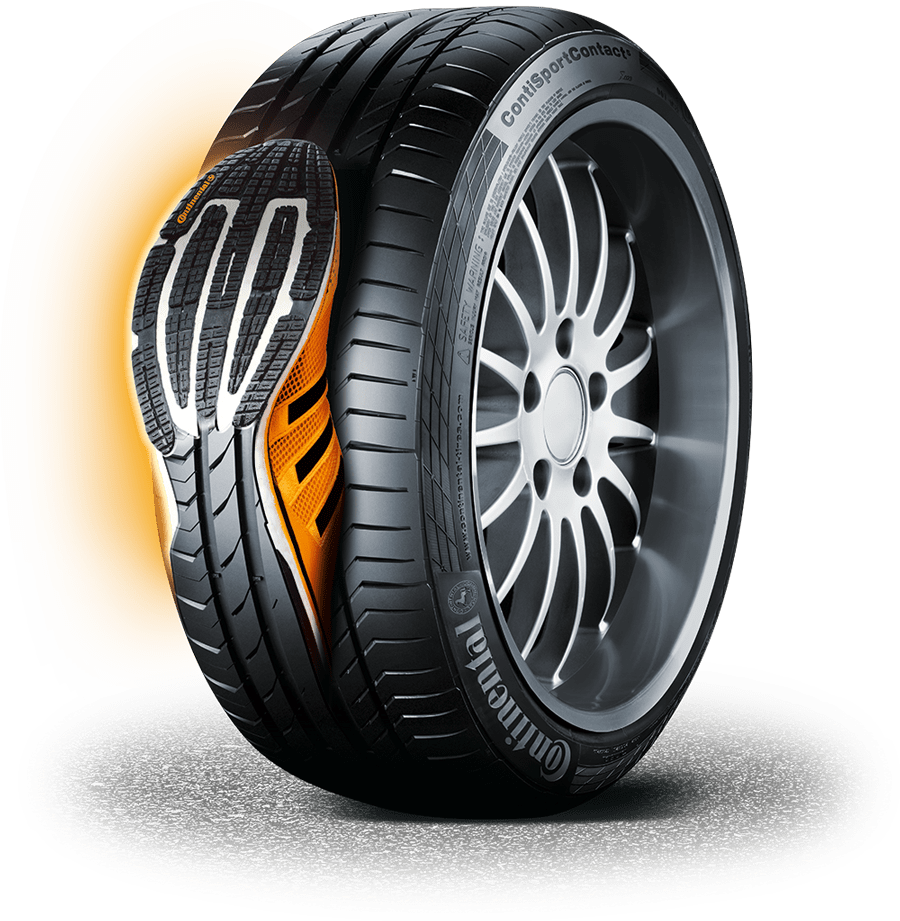 Get Your Grip Tyre Image - Continental Contisportcontact 5 Clipart (900x921), Png Download