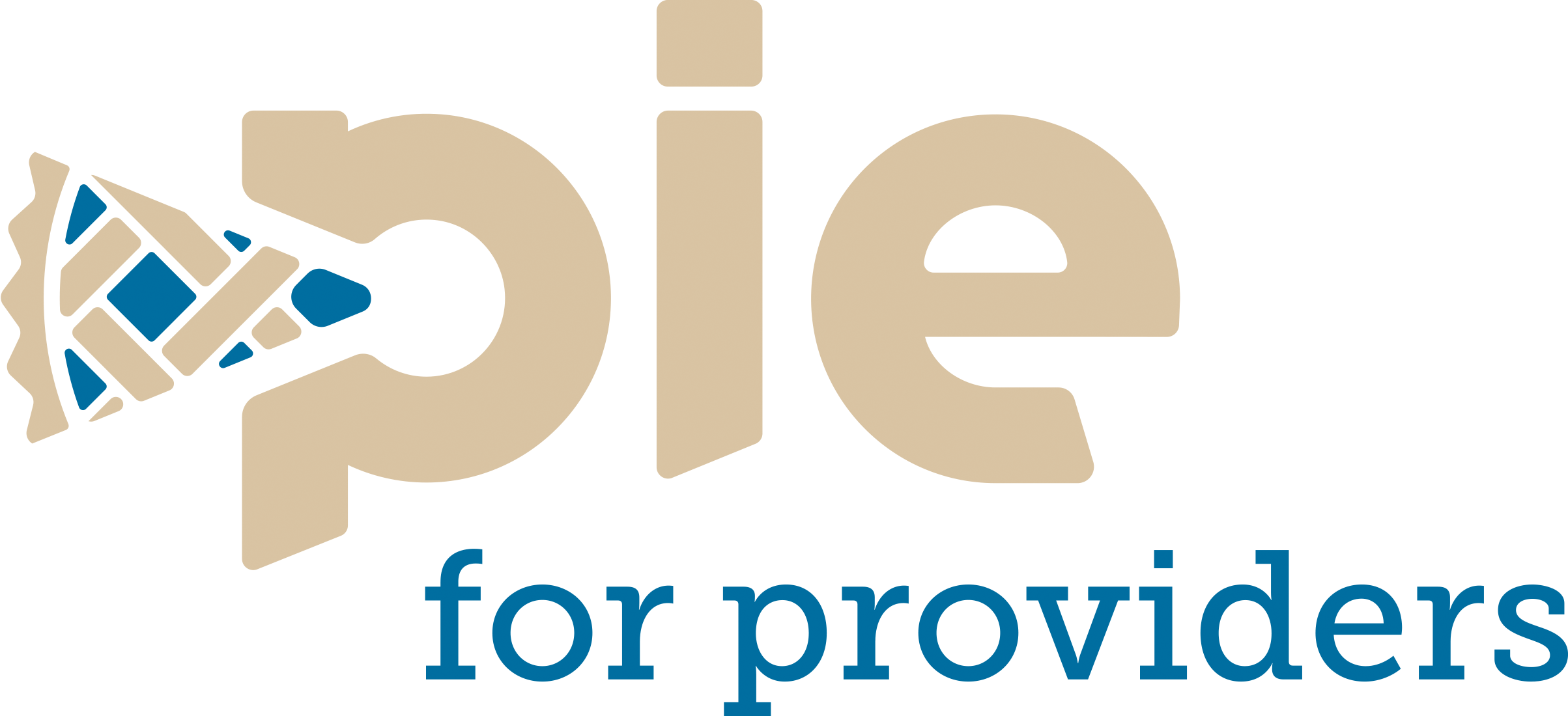 Pie For Providers Pie For Providers - Graphic Design Clipart (2407x1100), Png Download