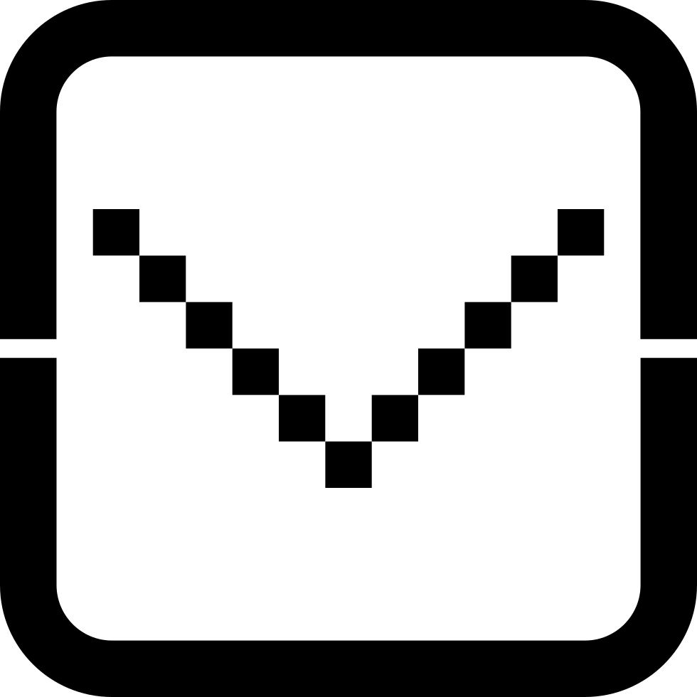 Down Arrow Comments - Heart Pixel Art Clipart (980x980), Png Download