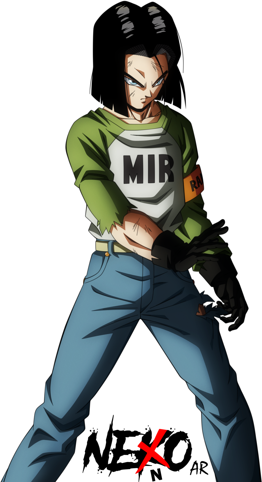 Android 17 Png - Dragon Ball Z Androide 17 Clipart (901x1657), Png Download