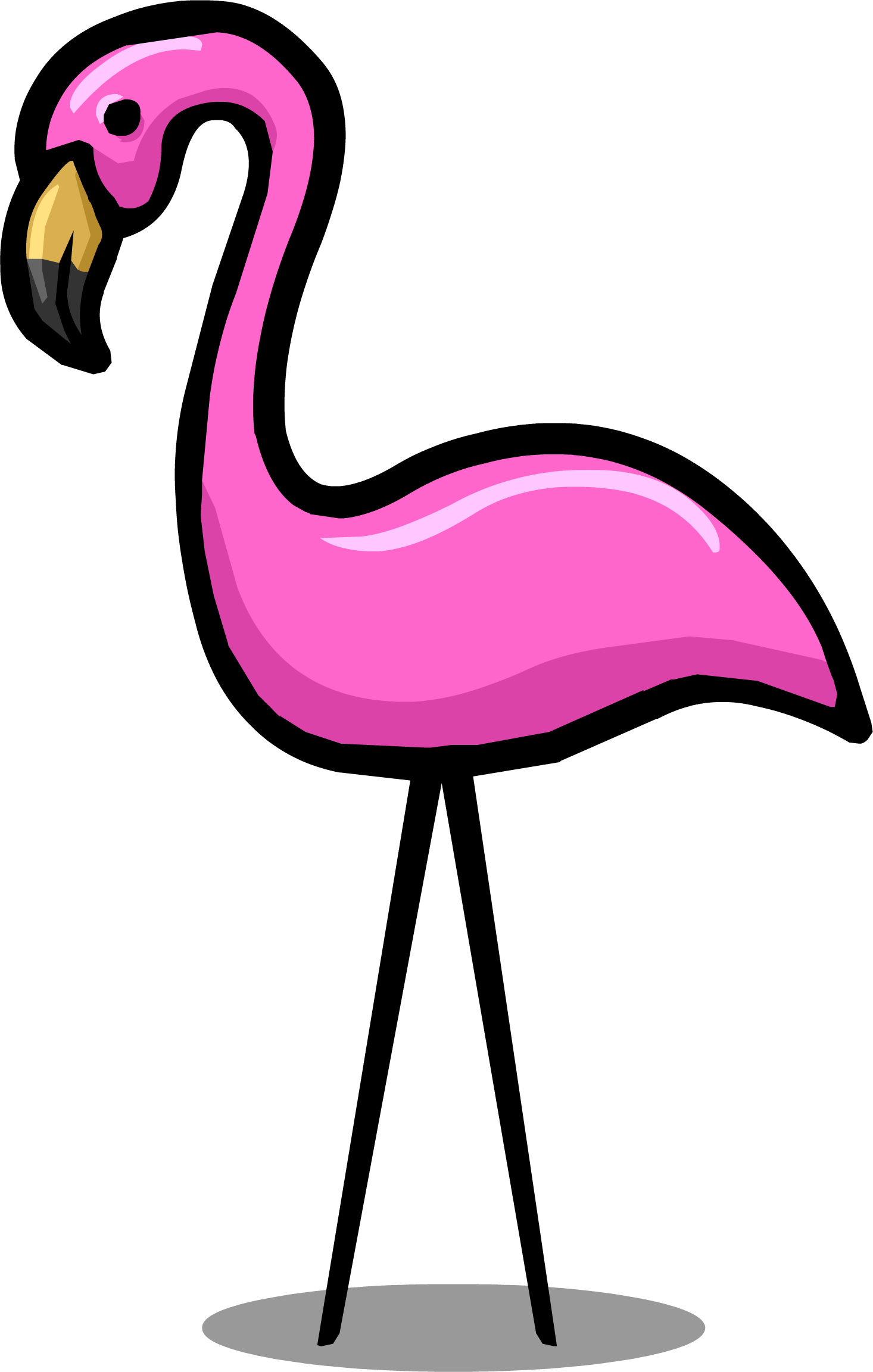 Image - Transparent Background Flamingo Png Clipart (1466x2304), Png Download