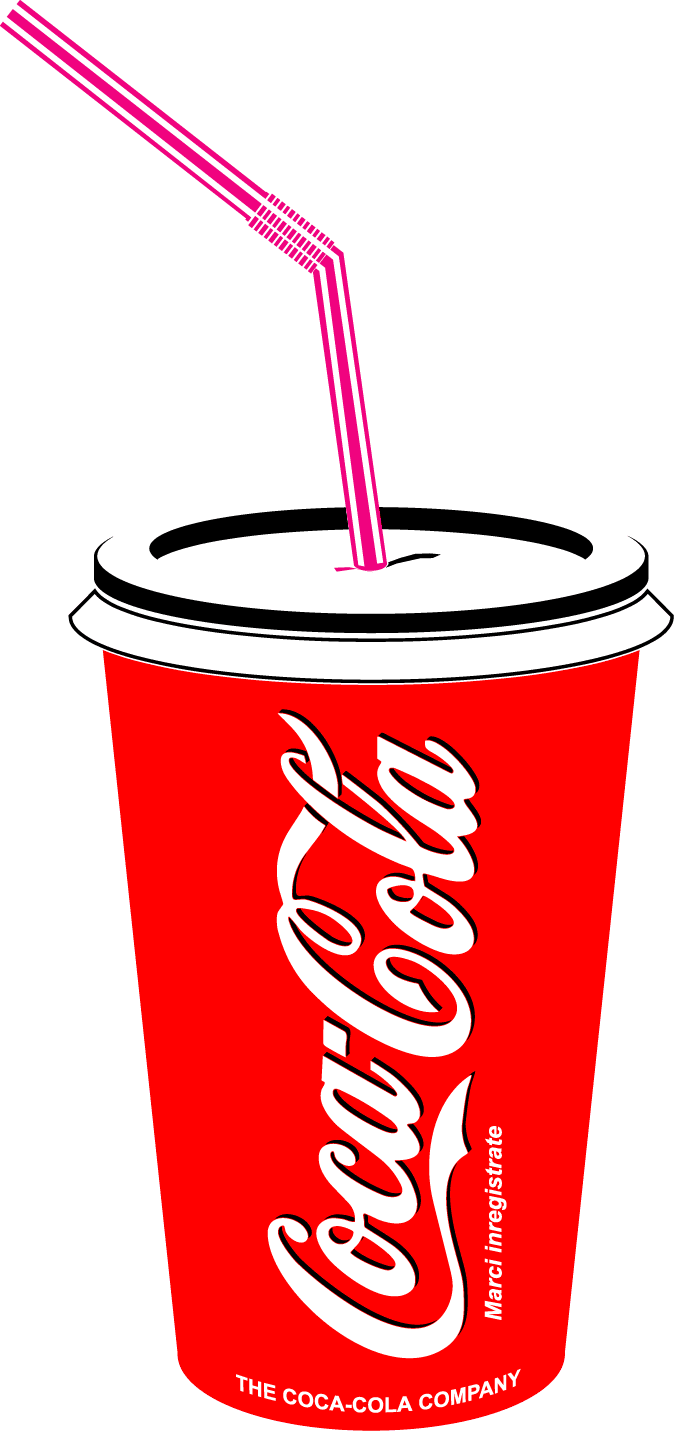 Coca Cola Logo - Coca Cola Cup Vector Clipart (674x1431), Png Download
