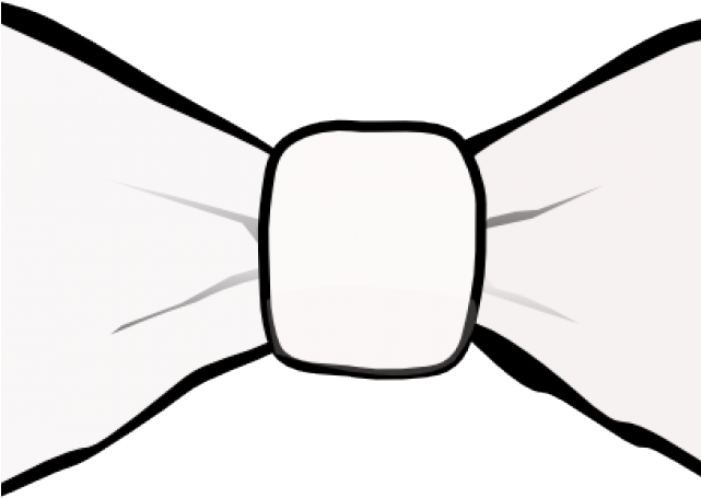 White Bow Png Clipart (640x480), Png Download
