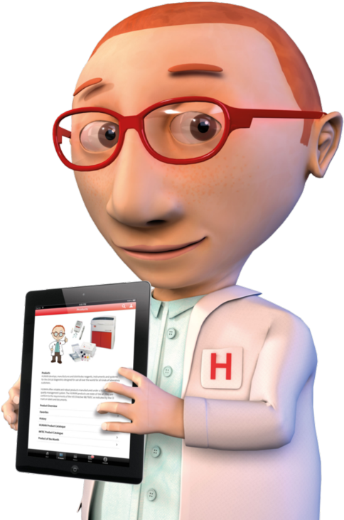 Human Product Catalog - Mr H Human Diagnostics Clipart (1128x752), Png Download